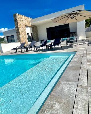 LES VILLAS DU DOMAINE NAPOLEON CORSICA vue mer et piscine