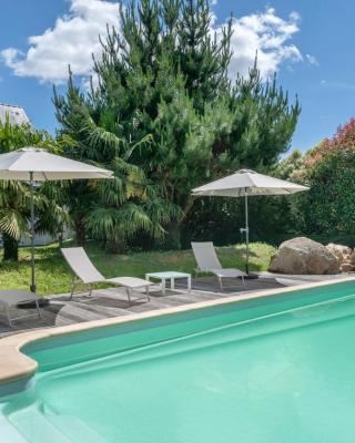 Vacances détente dans cette maison avec piscine à Crac'h