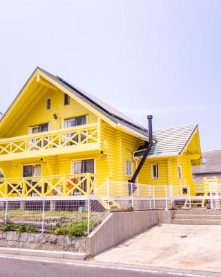 Awaji Large Log house in Goshiki