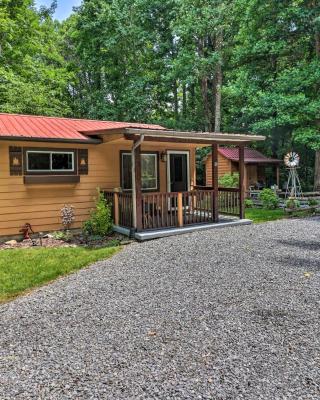 Vintage Creekside Cottage with Hot Tub and Grill!