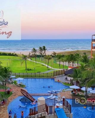 Beach Living, Frente mar, 400m do B Park com Restaurante e Toboagua