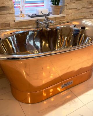 Pamper yourself in our DOUBLE SIZED copper tub -2 bedroom villa