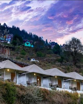 Dawn N Dusk Glamping tents with quintessential valley view