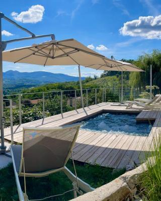 Suites & Balnéo chez l'habitant - Vue panoramique sur le Vercors