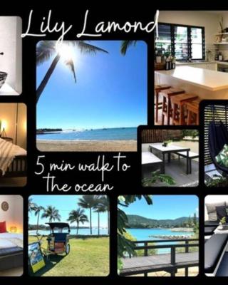 LILY LAMOND, T/House, outdoor shower, 5 min walk to the ocean, Airlie Beach