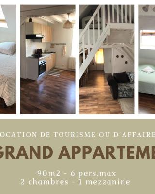 Le Grand Appartement - 90m2- 2 chb , 1 mezzanine - 6pers