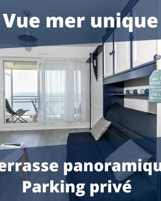 Vue mer imprenable - Grande plage à pied - Parking