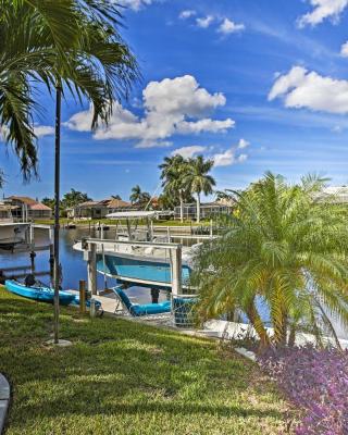 Canal Waterfront Home with Private Pool and Dock!