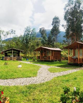 Casa de leña, cabaña rural