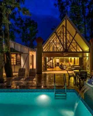 SaffronStays Tudor Rose, Panchgani - luxury chalet with beautiful valley views