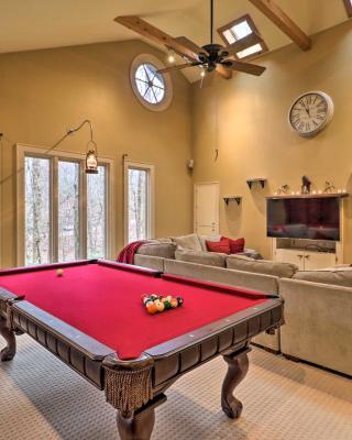 Cozy Conyers Cabin with Fireplace and Pool Table!