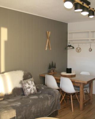 Le Flocon-Studio cabine-Balcon 4-6 Pers à 100m des pistes