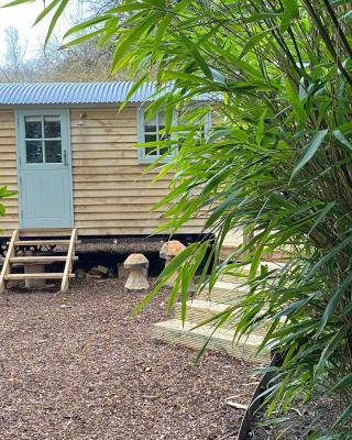 Chez Maurice Luxury Shepherds Hut with Bath and Hot Tub