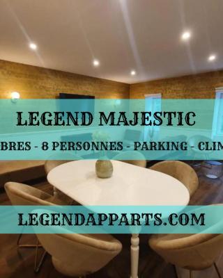 Legend Majestic - 3 chambres - Parking privé - Centre Ville - Quai de Saône - Gare - fibre