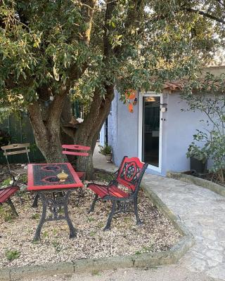 STUDIO Havre de paix au pont du gard Piscine et Jacuzzi chez Valerie Payre