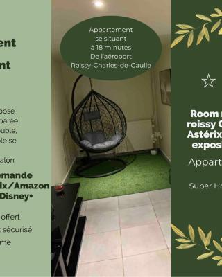 Appartement cosy proche Roissy CDG Astérix DisneyLand Paris