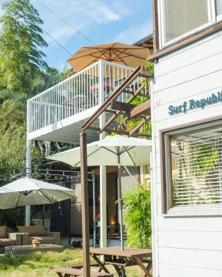 Surf Republic 湯河原吉浜海岸は最大13名ビーチ徒歩30秒で犬ok晴れでも雨でもBBQok