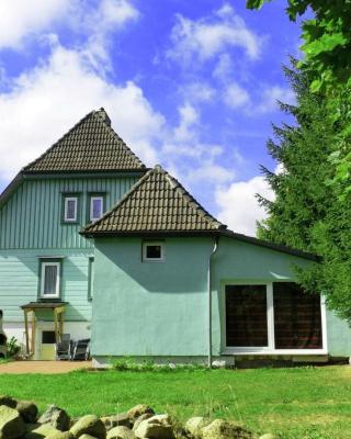 Luxury holiday home in Harz region in Elend health resort with private indoor pool and sauna