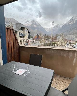 Appt hyper-centre Loudenvielle 4pers Terrasse Sud vue montagne