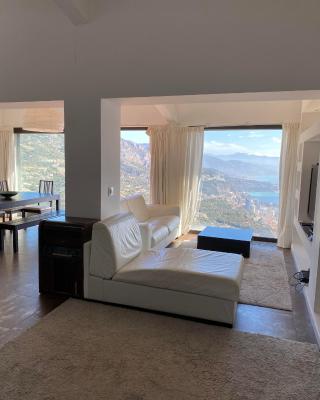 Villa with unique & breathtaking view over Sea, Monte-Carlo, Italy & Alps