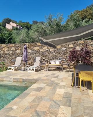 Rez de villa avec piscine, wifi, jardin clôturé