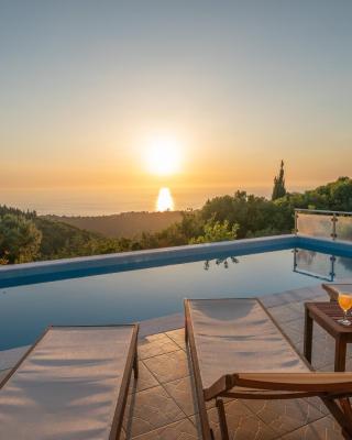 Stone Villa Eriphyle ,private witn sunset view