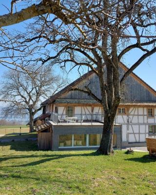 Historisches Doppel - Riegelbauernhaus