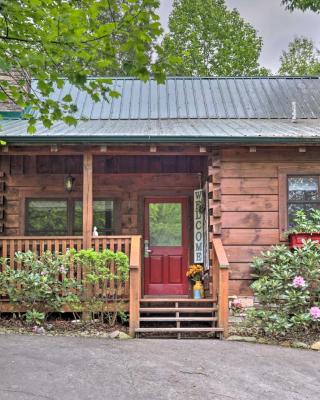 Romantic Gatlinburg Studio Cabin with Hot Tub and Deck