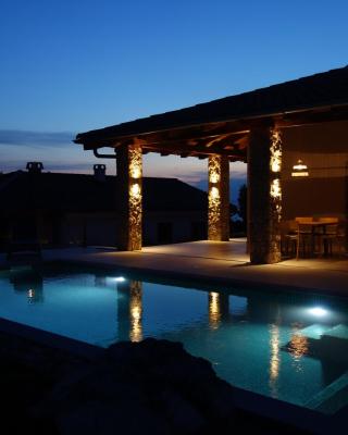 Villa Kadila with heated pool and sauna for family