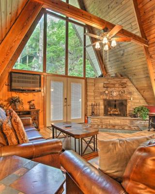A-Frame Gatlinburg Cabin with Deck and Private Hot Tub