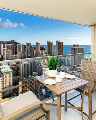 Escape to Paradise, Ocean & Diamond Head View Studio in Waikiki!