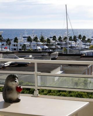 Standing vue mer entre Cannes et Antibes