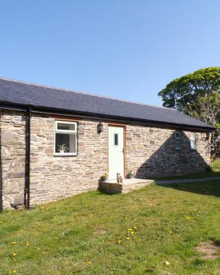 Detached barn with valley views near Cardigan