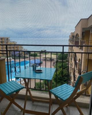 Beautiful sea view apartment in Midiya Family Grand Resort, Aheloy