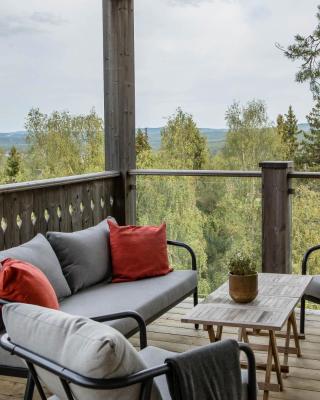 Alpstigen 10B - Newly built sports cottage with lovely views (lower apt)