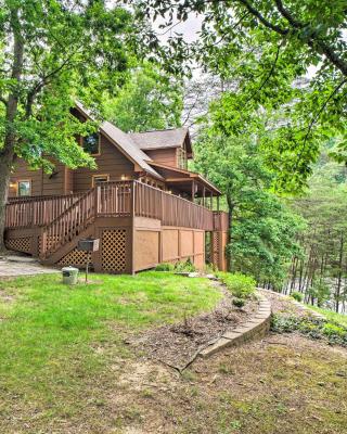 Central Sevierville Cabin with Hot Tub and Views!