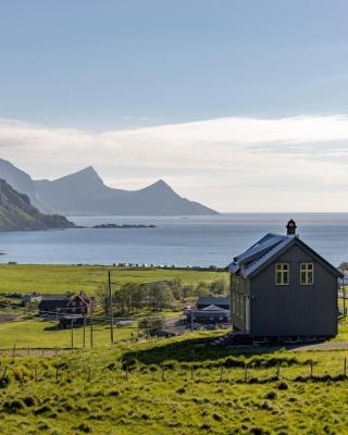 Feriehus med flott havutsikt ved Hauklandstranden