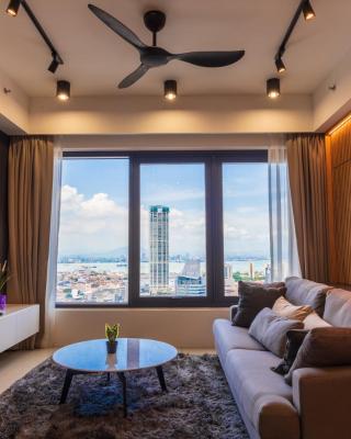 Executive Seaview 2Bedrooms Macalister Georgetown 4-6pax