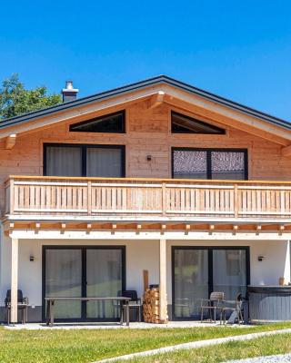 Chalet Arber in St Englmar with its own HotTube
