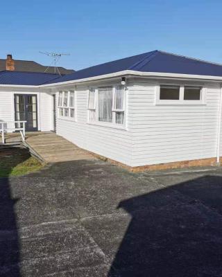 White weather board house