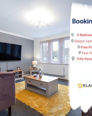 LONG STAYS 30pct OFF - Spacious 4Bed - Sports Channels - Parking By Klarok Short Lets & Serviced Accommodation