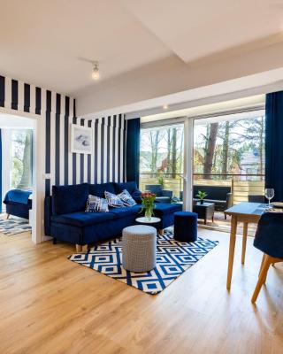Apartament 21B Niebieskie Apartamenty Poddąbie z basenem krytym, odkrytym, salą zabaw, animacjami