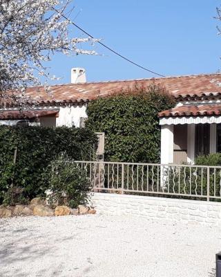 Maison 2/4pers : jardin piscine. LES AMANDIERS