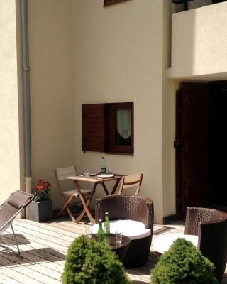 Appartement la Clusaz avec terrasse sur les pistes de ski