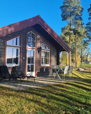Lakeside log cabin Främby Udde Falun