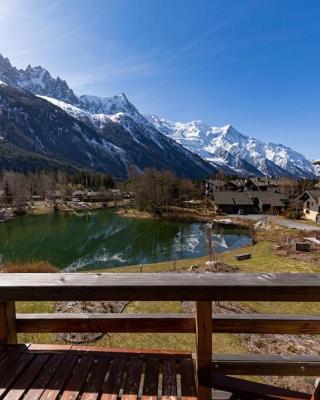 Modern 2BR 5* pool gym spa garage Mont-Blanc view