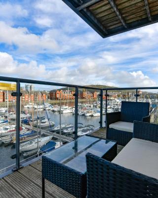 Just Stay Wales - Meridian Wharf, Marina View - 2 Bed Apartment