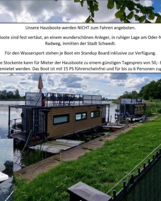 Hausboote Unteres Odertal Hausboot Kranich