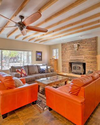 Patio and Fenced Yard Cozy Payson Cabin Retreat