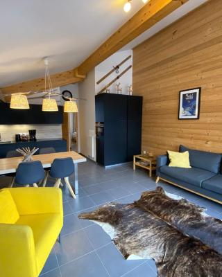 Appartement 2è étage proche centre, 3€/jour Multi Pass, 2 ch., balcon sud, garage privé, Châtel - FR-1-693-33